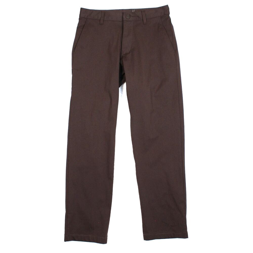 Rhone Commuter Pants Mens 28 x 28 Brown Flex Stretch Chino Travel Work Golf